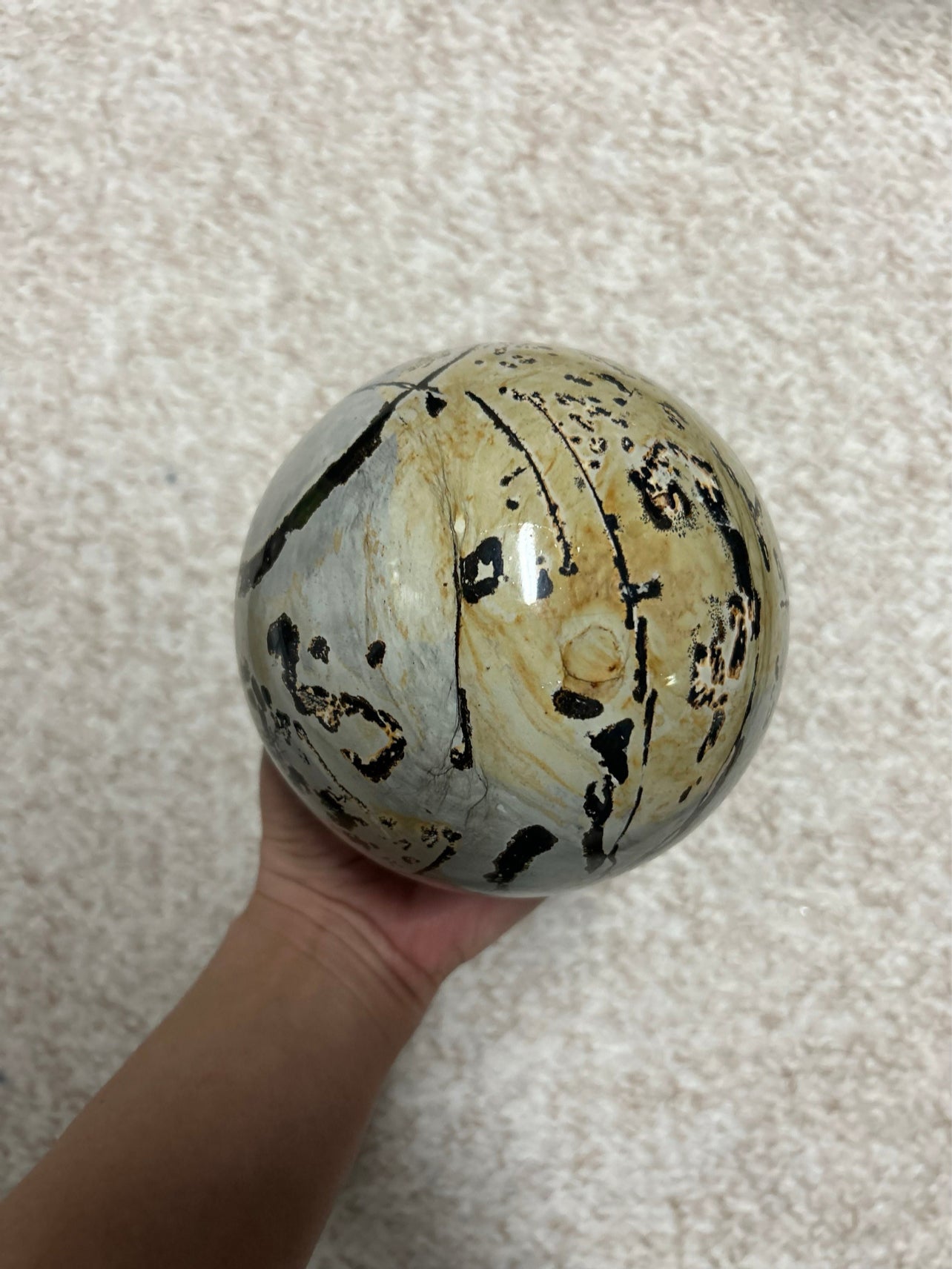Picture Jasper sphere