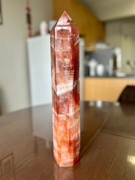 Fire quartz Tower 4.570kg