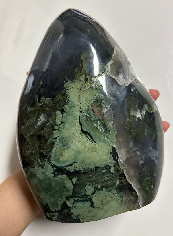 Moss agate freeform 3.954Kg