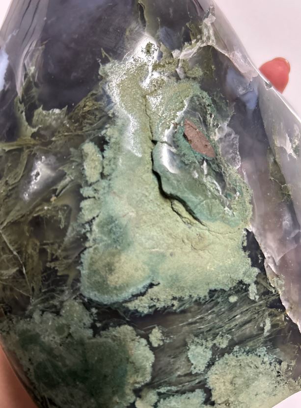 Moss agate freeform 3.954Kg