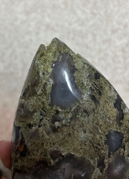 Moss agate freeform 2.754kg - Imperfect