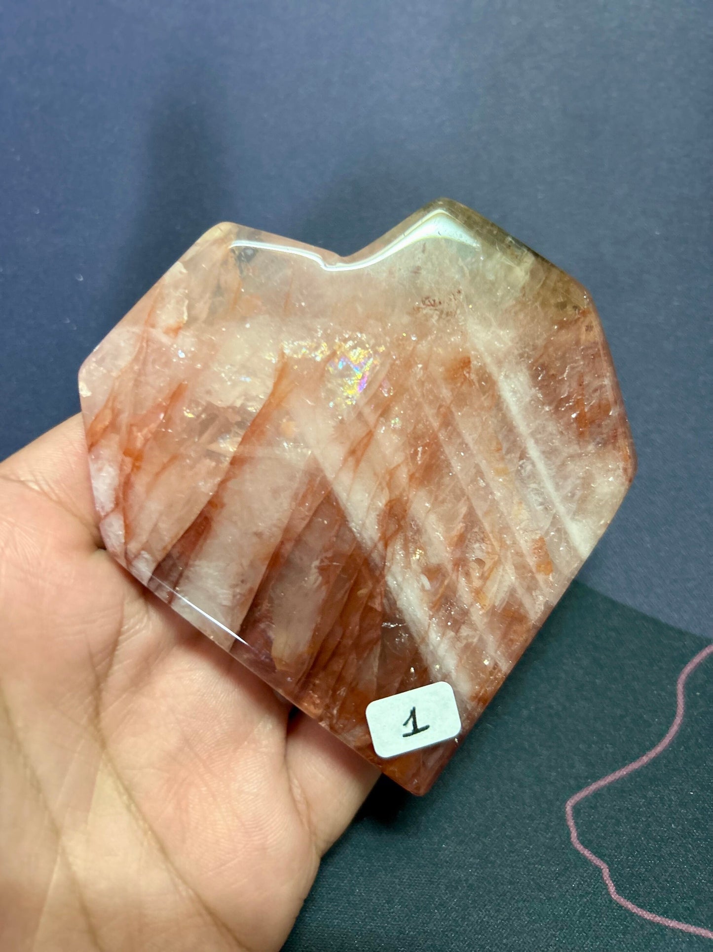 Fire Quartz Heart | YOU CHOOSE!