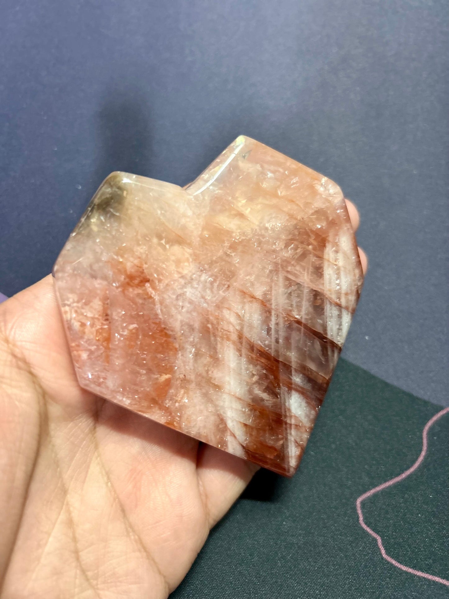 Fire Quartz Heart | YOU CHOOSE!