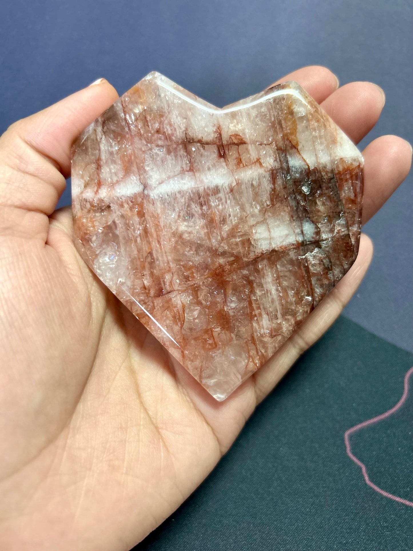 Fire Quartz Heart | YOU CHOOSE!