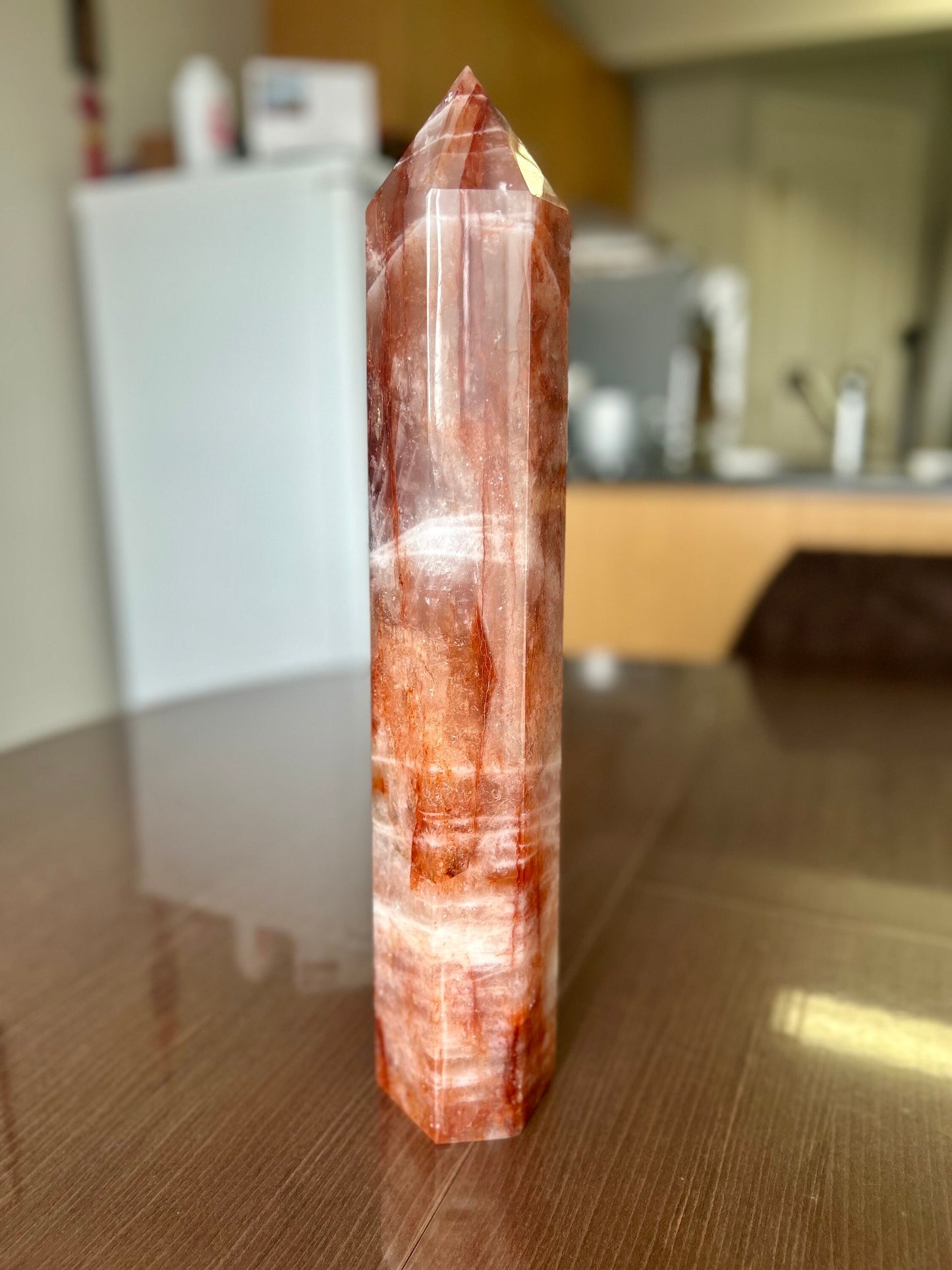 Fire quartz Tower 4.570kg