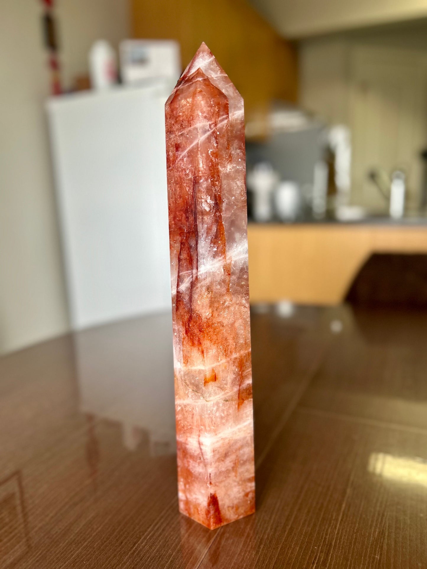 Fire quartz Tower 4.570kg