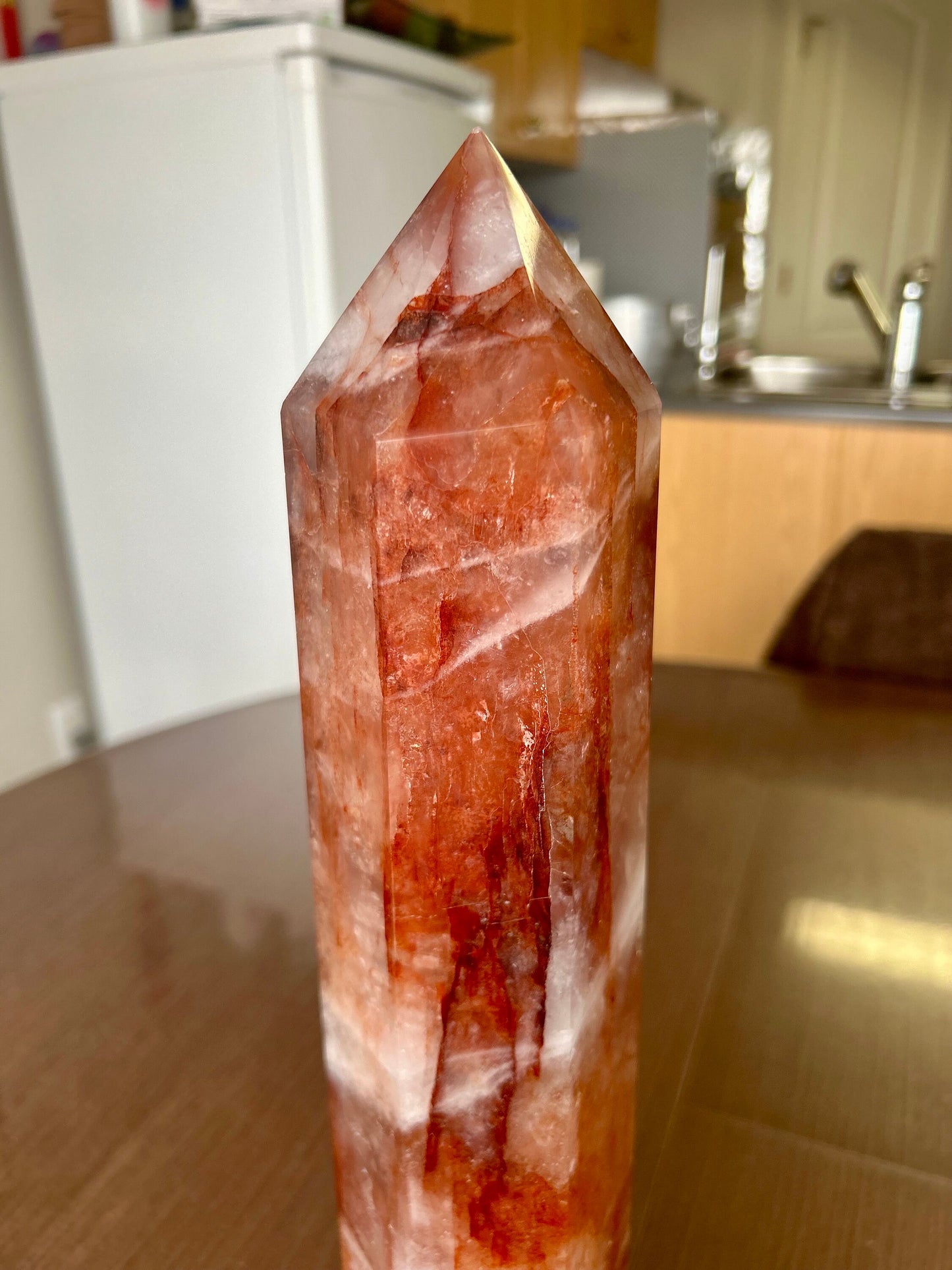 Fire quartz Tower 4.570kg