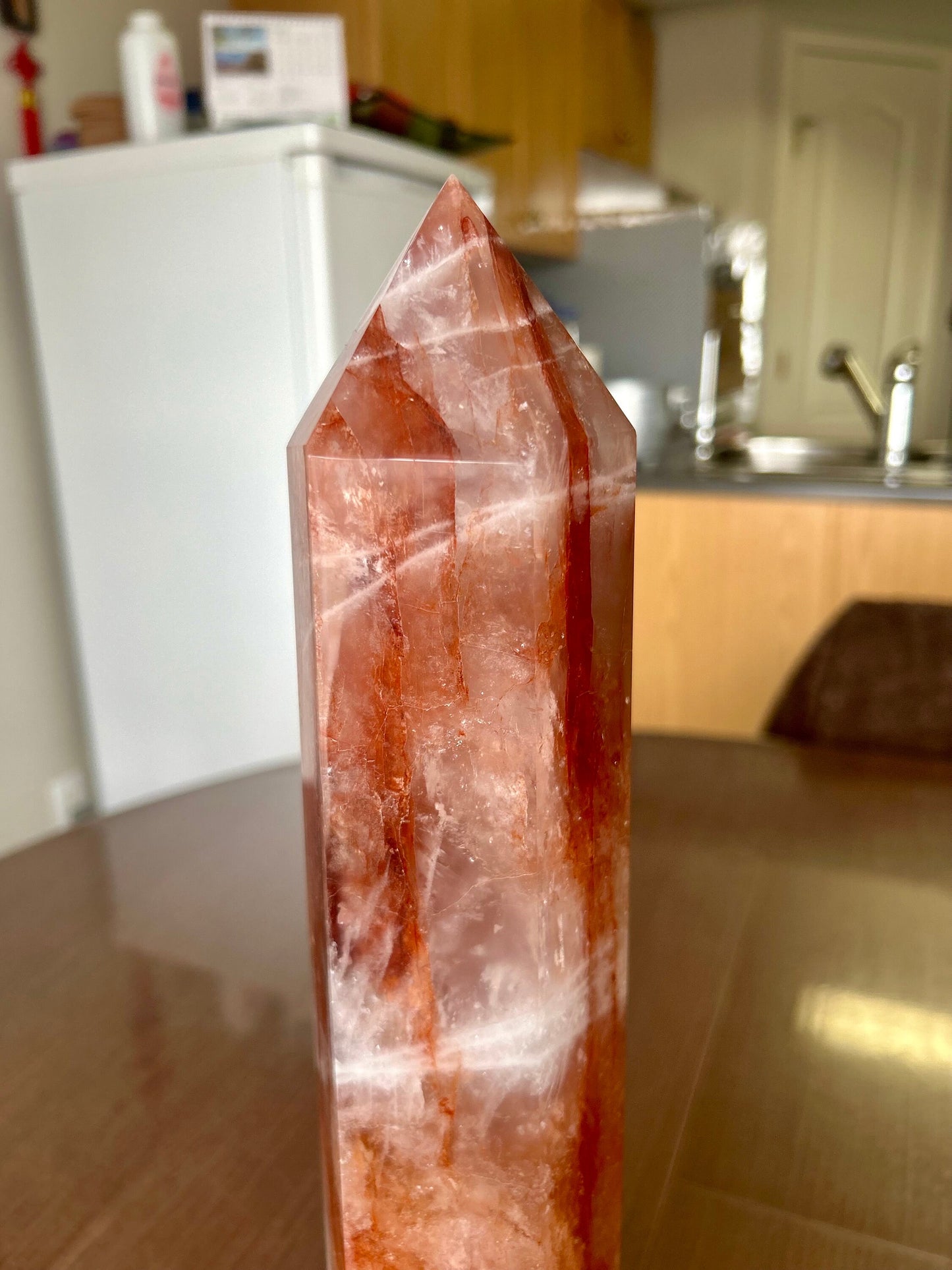 Fire quartz Tower 4.570kg