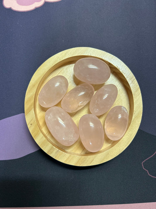 Large Rose Quartz Tumbles 1.5-2 inches